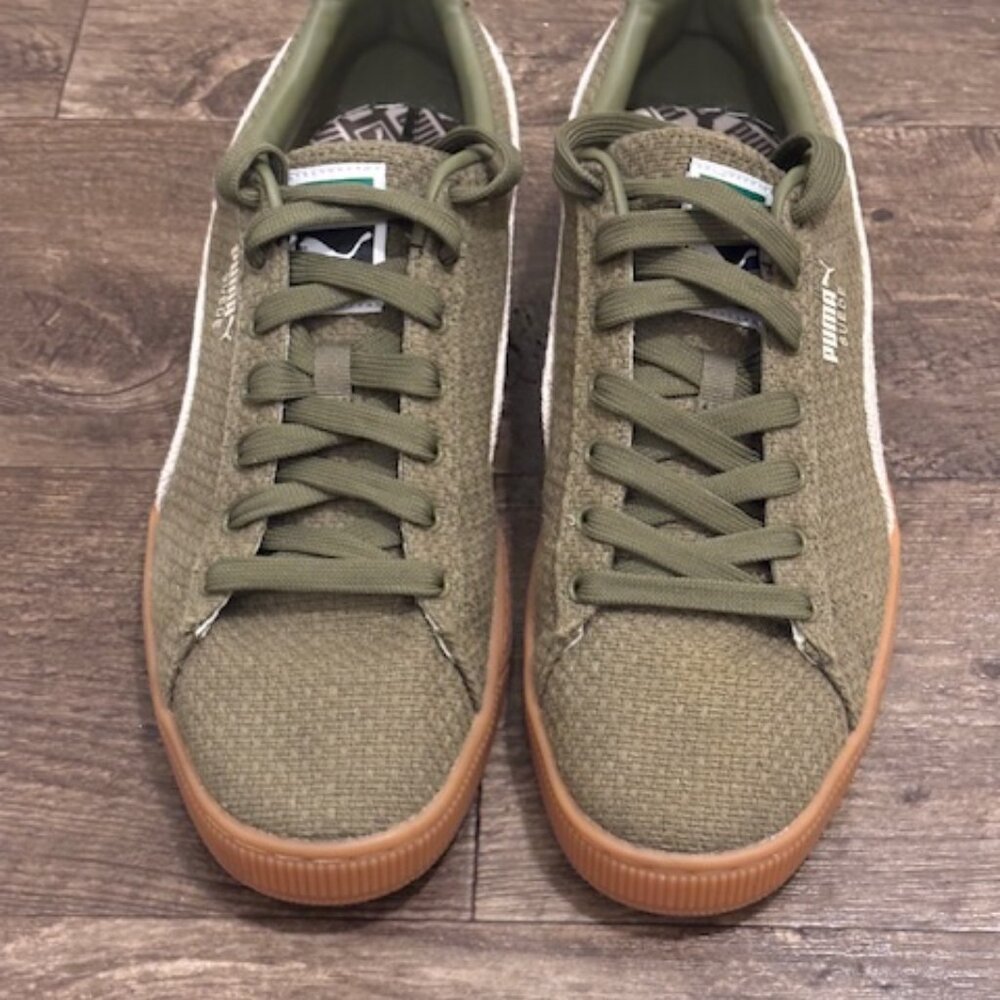 Puma Hemp Suede. 10.5 M / 12.0 W. Unworn. FREE Shipping. Net Price $29!